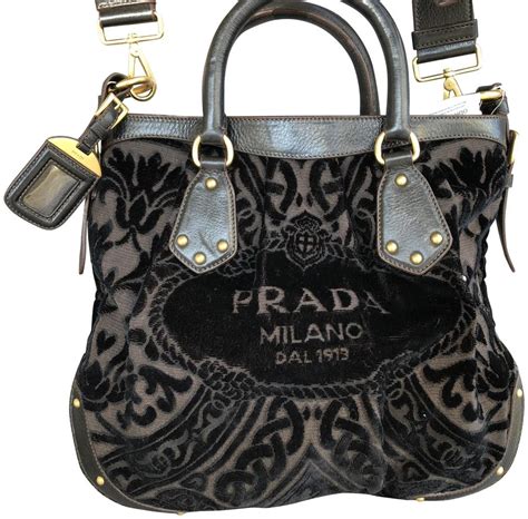 prada bag vintage black|rare vintage prada bags.